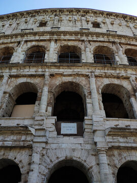 Сolosseum Amphitheatrum Flavium Rome Italy
