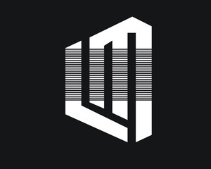 l & m, n & m and m & c logo designs