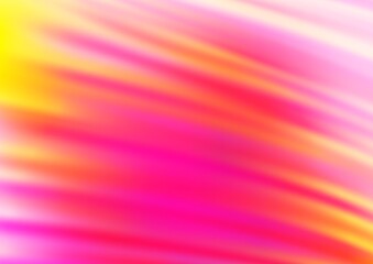 Light Pink, Yellow vector blurred background.