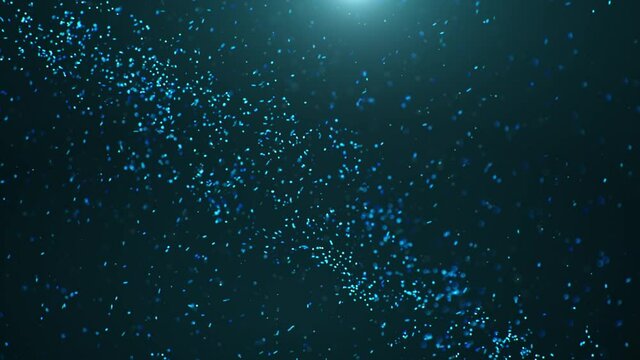 Abstract animated construction of a DNA molecule from particles. Medical research, genetic engineering, biology. Damage DNA molecule. DNA destruction due to gene mutation or experiment, 3D Animation