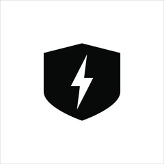 protective icon, shield icon on a white background