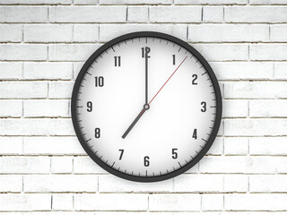 Obraz na płótnie Canvas Clock on wall