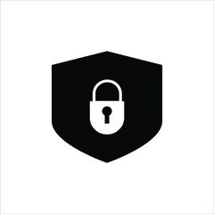 protective icon, shield icon on a white background