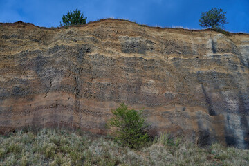 Caldera of an extinct volcano