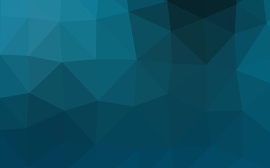 Fototapeta premium Light BLUE vector abstract mosaic background.