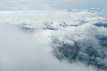 Obraz premium clouds over the river
