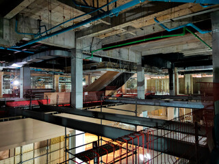 interior of a factory