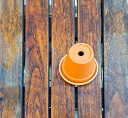 coffee cup on wooden table