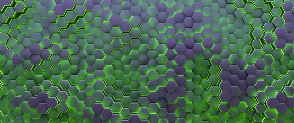 Futuristic abstract background. Lots of glowing elements.