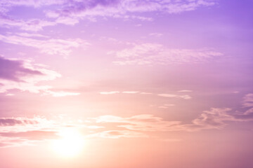 sunset sky background, retro filter
