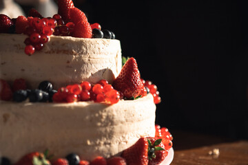Strawberry Berry Cake