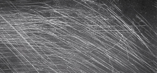 Noisy film frame with heavy scratches, dust and grain