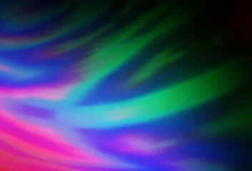 Dark Multicolor, Rainbow vector abstract bright template.