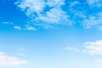 Blu sky with white clound