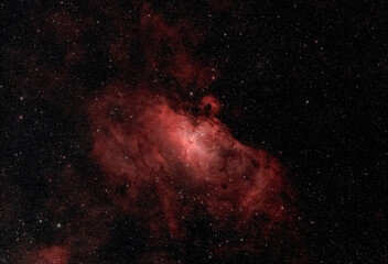 Photograph of the Eagle Nebula (Messier 16)