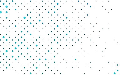 Light BLUE vector cover with spots.