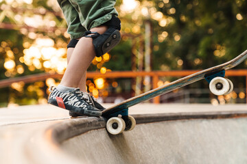 Young boy wearing safety gear © Drobot Dean