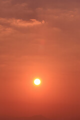 宮島SAから望む日の出