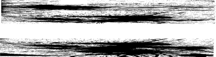 Edges Vector Set . Design Elements . Grunge Borders , Dividers or Brush Strokes .