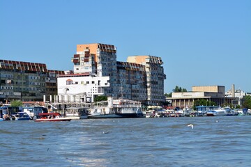 Obraz premium view of the town