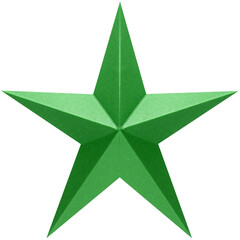green star shape