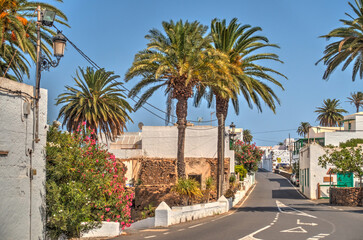 Fototapeta na wymiar Haria, Lanzarote, Canary Islands
