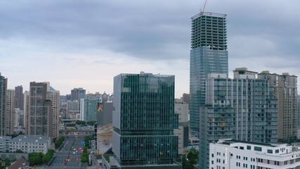 Fototapeta na wymiar Shanghai city skyline