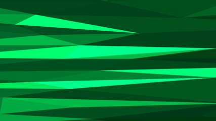 Spring green abstract background. Geometric vector illustration. Colorful 3D wallpaper.