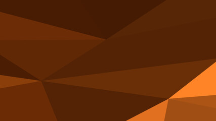 Chocolate abstract background. Geometric vector illustration. Colorful 3D wallpaper.