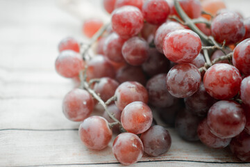 Fresh organic red grape