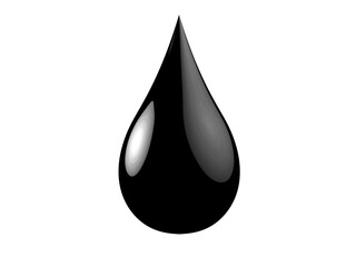Fototapeta premium drop of oil on white background