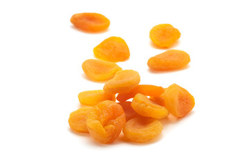 Dried apricot dried apricot on a white background