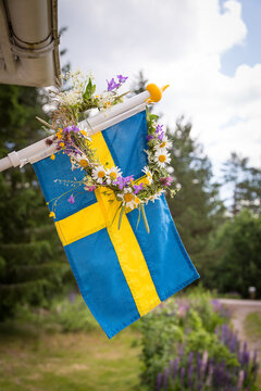 Blumenkranz mit Schwedenflaage