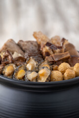 Close up of traditional Chinese food named Fo Tiao Qiang.