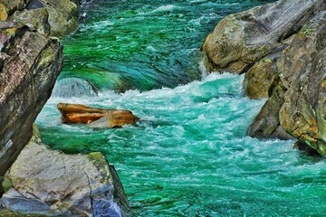 Fototapeta premium Verzasca Tal Tessin Schweiz