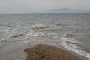 Photo of an amazing tropical beach in Epanomi, Chalkidiki, Greece