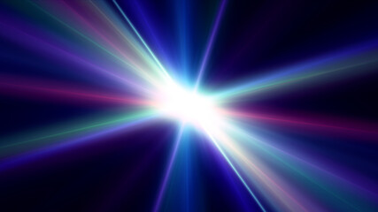 Obraz premium abstract star burst flash laser beam illustration