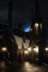 夜のホグワーツ