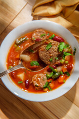 Italian Sausage Minestrone Soup