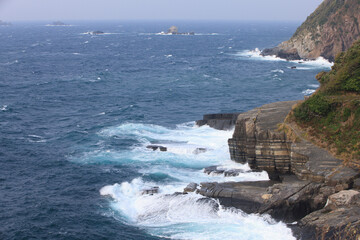 Naklejka premium ホルンフェルス断層