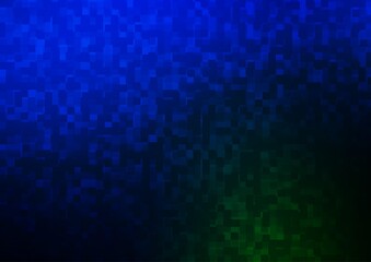 Dark Blue, Green vector texture in rectangular style.