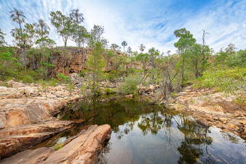 Fototapeta na wymiar A view of the Nitmiluk National Park and Katherine River, Northern Territory, Australia.