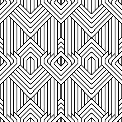 Abstract simple geometric vector seamless pattern