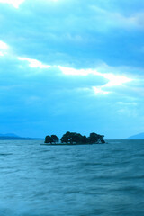 宍道湖の夕暮れ