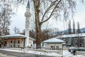 Bakr-babin's mosque under the snow