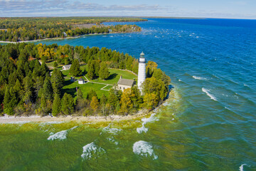 Cana lighthouse drone