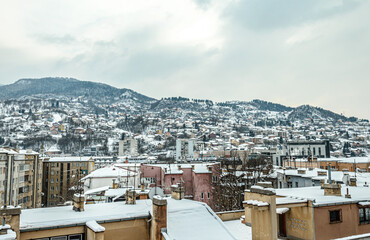 Sarajevo under the snow