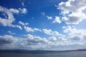 宍道湖431号線沿いから望む