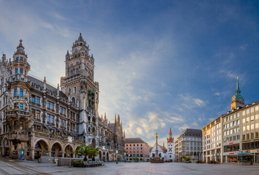 Marienplatz in M&uuml;nchen, Bayern, Deutschland