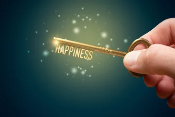 Tuinposter Key to your happiness © jirsak